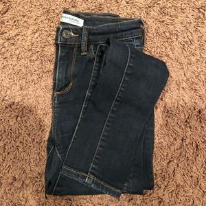 High Rise Dark Wash Banana Republic Skinny Jeans